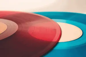 colorful music disc