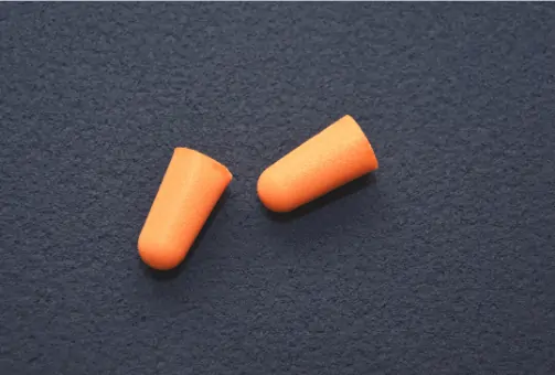 Foam earplugs