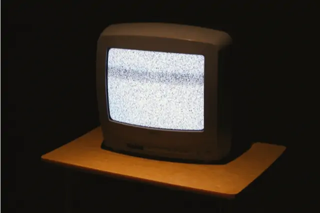 static white noise on TV