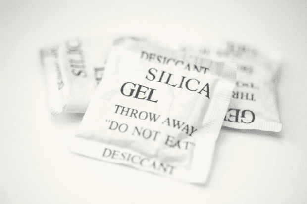 Image showing silica gel packets.