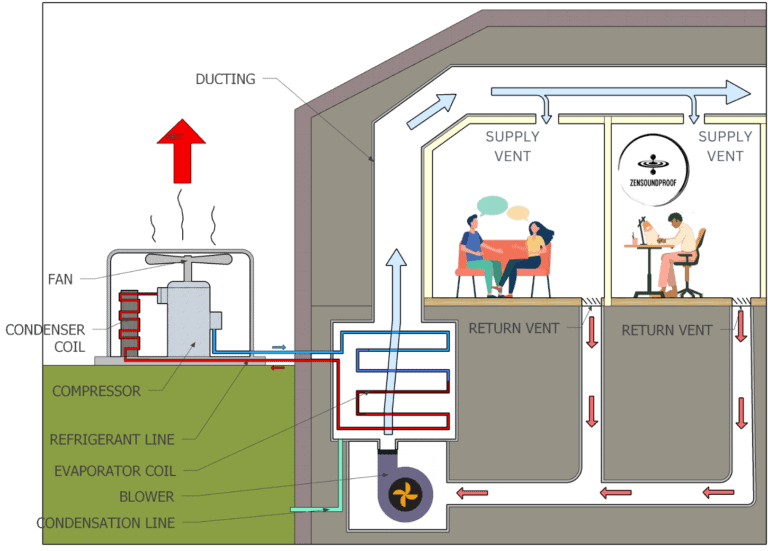 9 Steps How to Soundproof Air Vents Deal with Your HVAC Noise Zen Soundproof