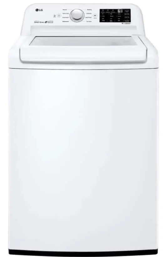 Illusrtation of the top load washer LG WT7100CW